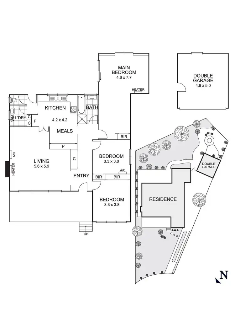 Floorplan of Homely house listing, 4 Ida Court, Donvale VIC 3111