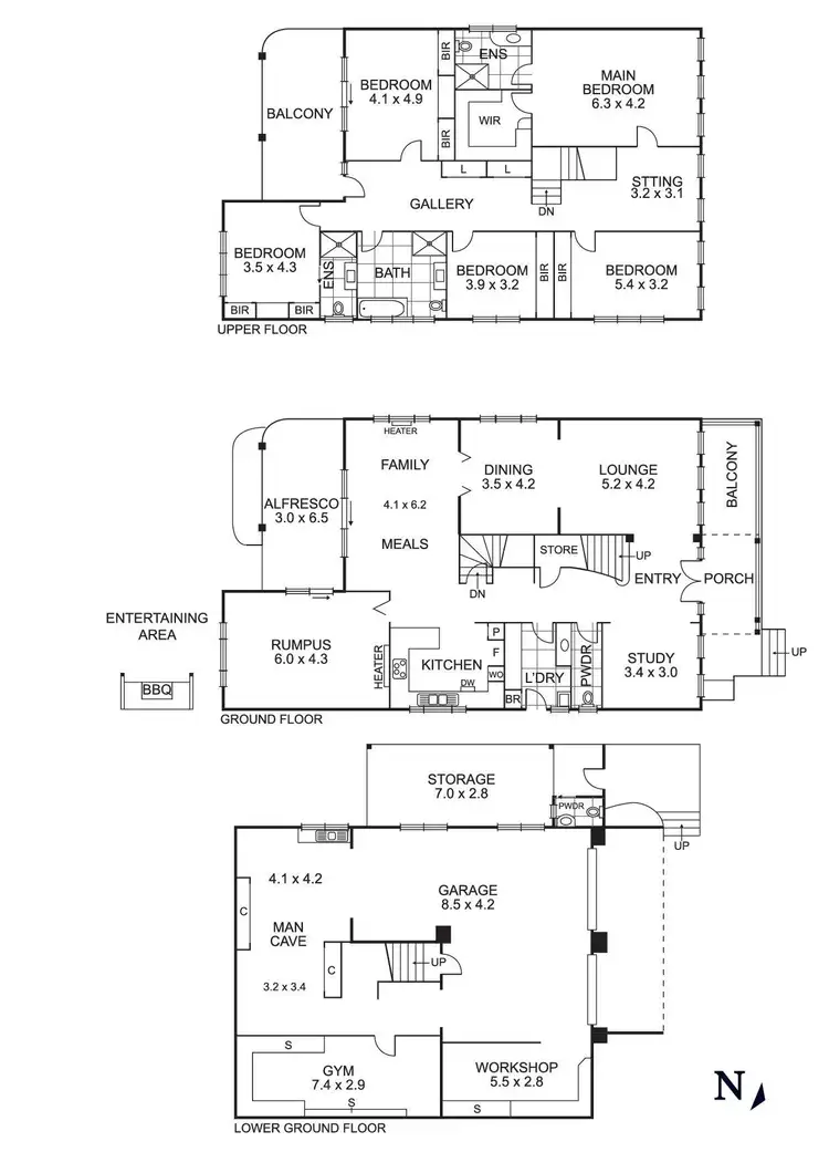 Floorplan of Homely house listing, 10 St Andrews Crescent, Bulleen VIC 3105