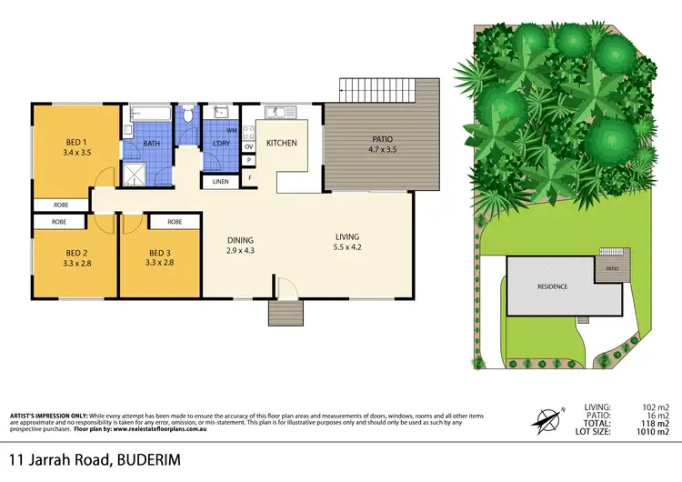 Floorplan of Homely house listing, 11 Jarrah Road, Buderim QLD 4556
