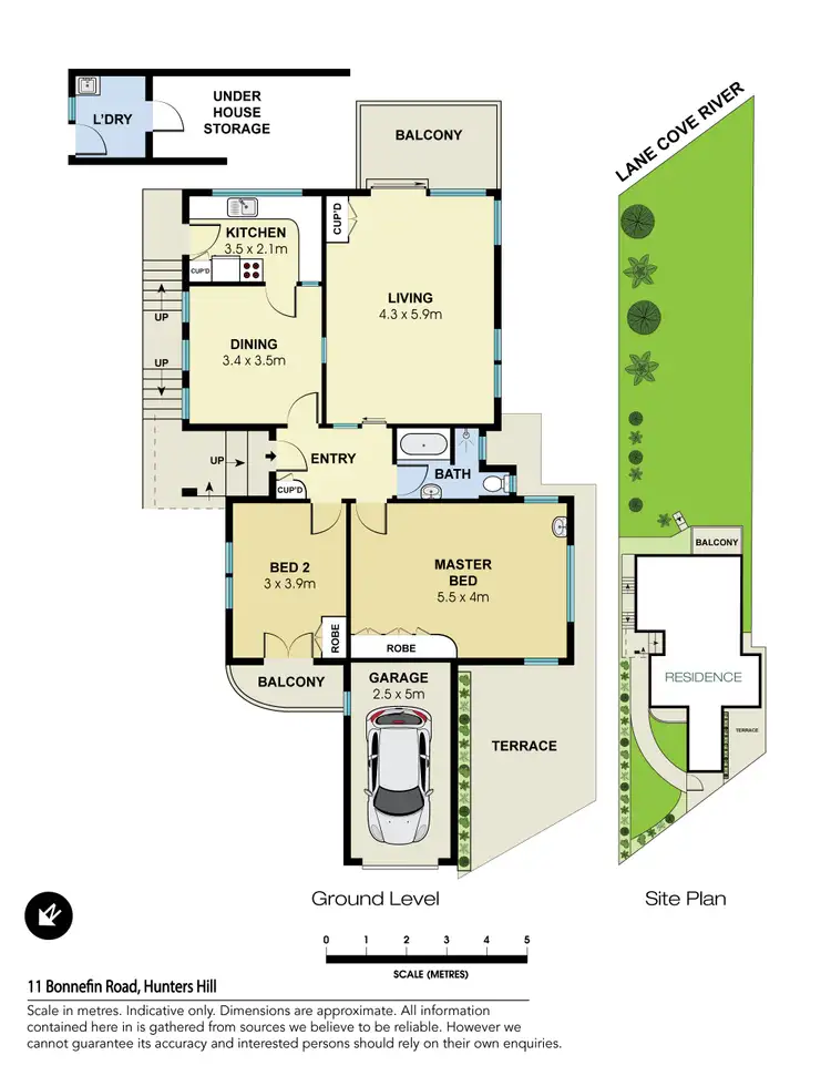 Floorplan of Homely land listing, 11 Bonnefin Road, Hunters Hill NSW 2110