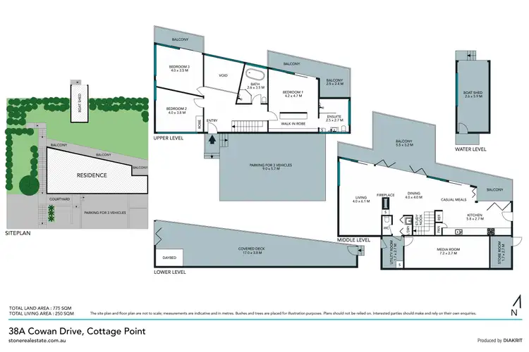 Floorplan of Homely house listing, 38A Cowan Drive, Cottage Point NSW 2084