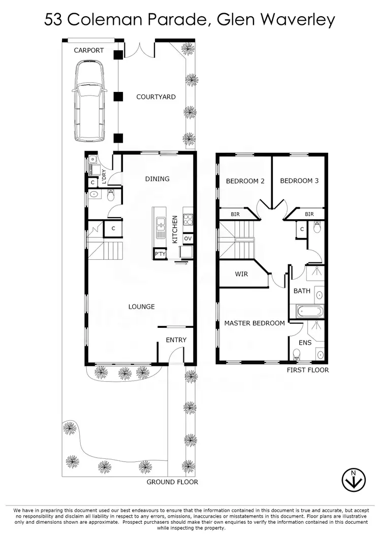 Floorplan of Homely townhouse listing, 53 Coleman Parade, Glen Waverley VIC 3150