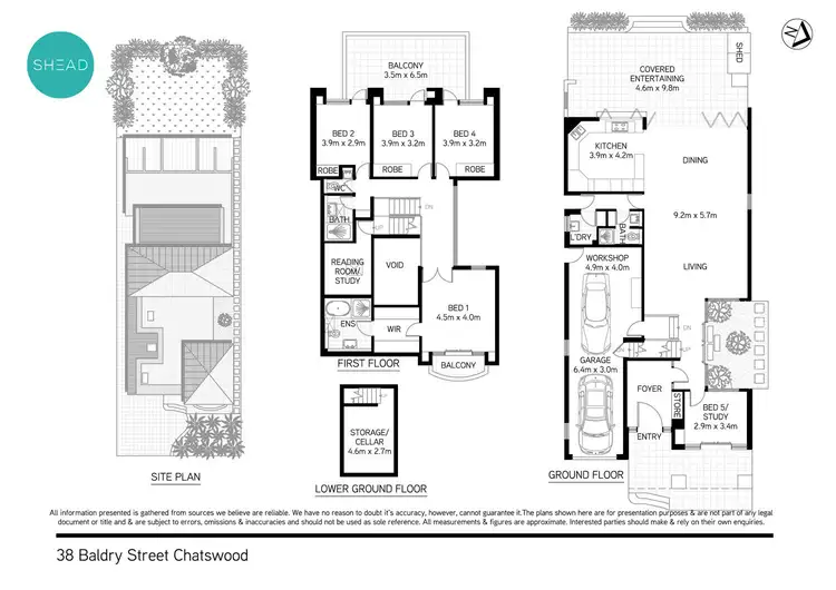 Floorplan of Homely house listing, 38 Baldry Street, Chatswood NSW 2067