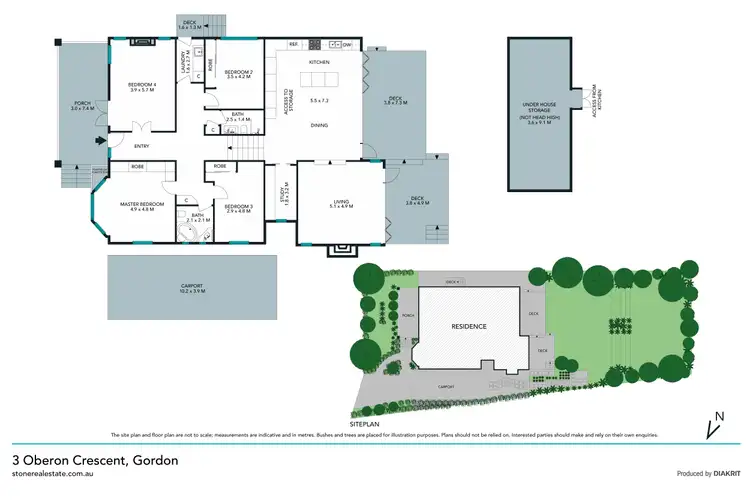 Floorplan of Homely house listing, 3 Oberon Crescent, Gordon NSW 2072