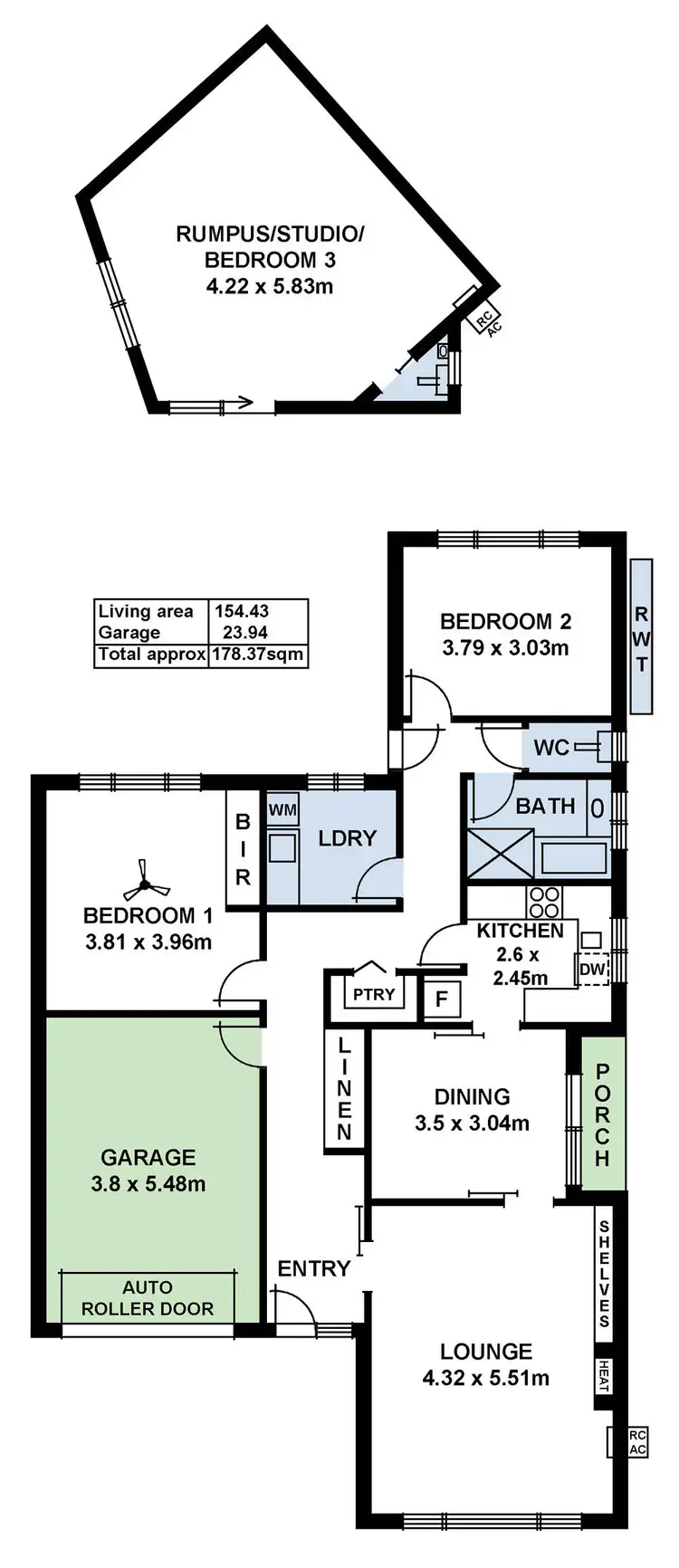 Floorplan of Homely house listing, 2A Rothesay Avenue, Hazelwood Park SA 5066