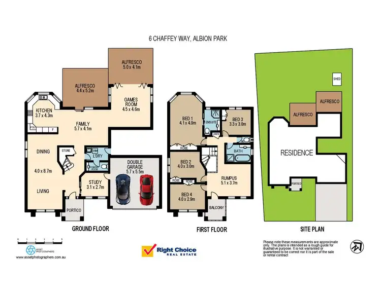 Floorplan of Homely house listing, 6 Chaffey Way, Albion Park NSW 2527
