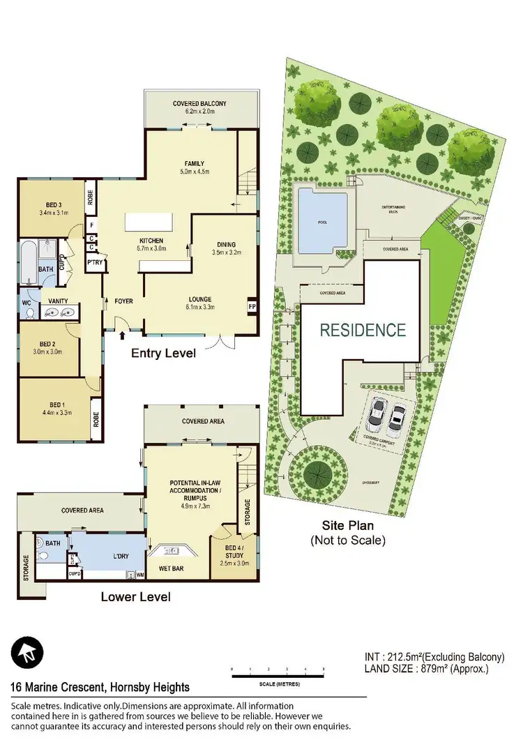 Floorplan of Homely house listing, 16 Marine Crescent, Hornsby Heights NSW 2077