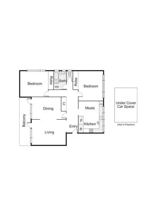 Floorplan of Homely apartment listing, 17/29 Dickens Street, Elwood VIC 3184