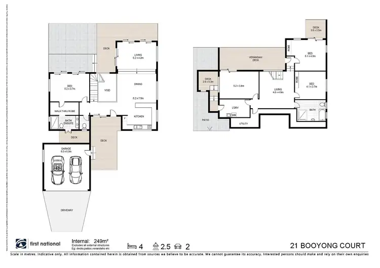 Floorplan of Homely house listing, 21 Booyong Court, Suffolk Park NSW 2481