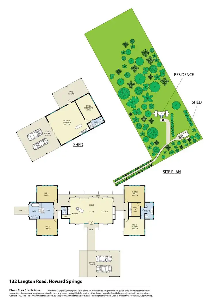 Floorplan of Homely house listing, 132 Langton Road, Howard Springs NT 835