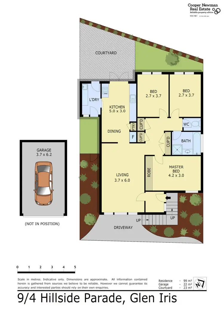 Floorplan of Homely unit listing, 9/4 Hillside Parade, Glen Iris VIC 3146