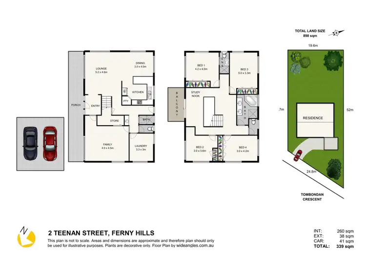 Floorplan of Homely house listing, 2 Teenan Street, Ferny Hills QLD 4055