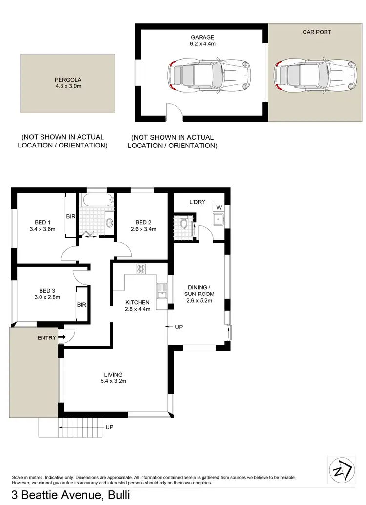 Floorplan of Homely house listing, 3 Beattie Avenue, Bulli NSW 2516