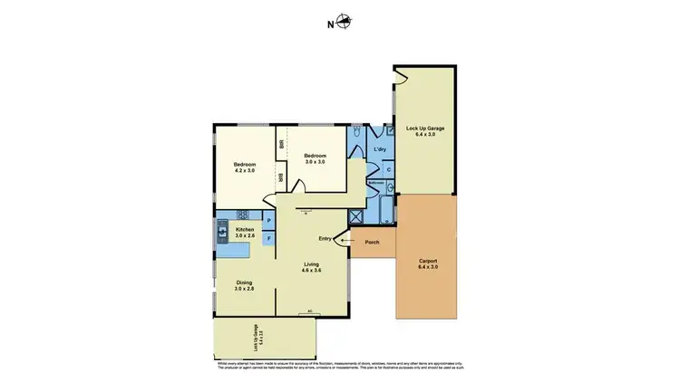 Floorplan of Homely unit listing, 3/8 Somerset Drive, Sunshine North VIC 3020