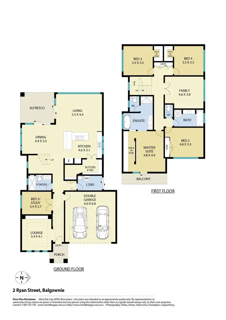 Floorplan of Homely house listing, 2 Ryan Street, Balgownie NSW 2519