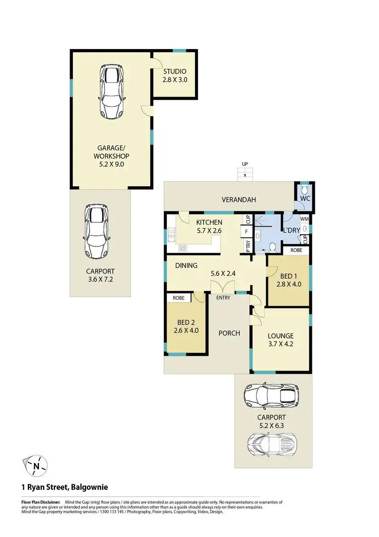 Floorplan of Homely house listing, 1 Ryan Street, Balgownie NSW 2519