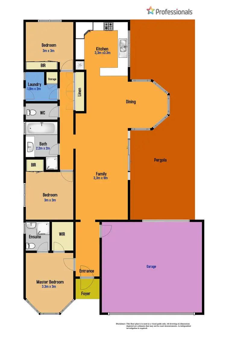 Floorplan of Homely house listing, 6 Sidney Place, Caroline Springs VIC 3023