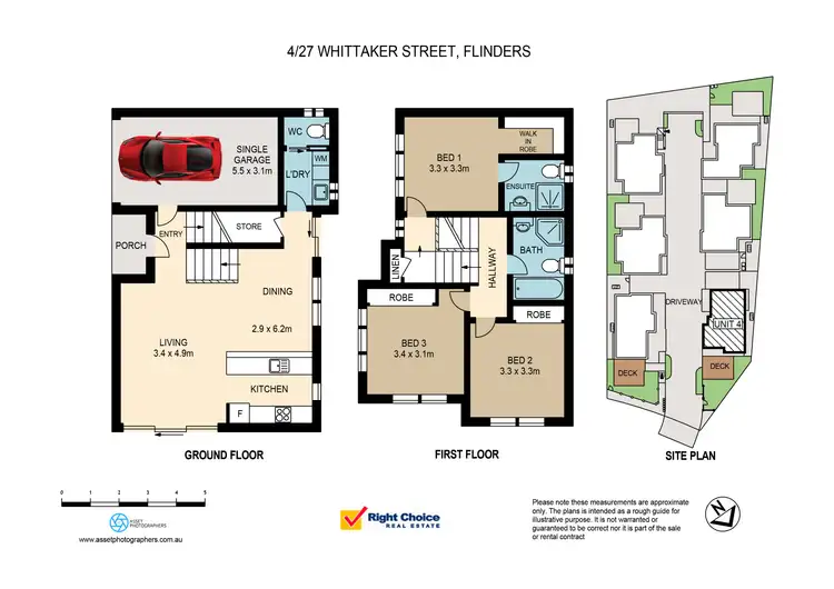 Floorplan of Homely townhouse listing, 4/27 Whittaker Street, Flinders NSW 2529
