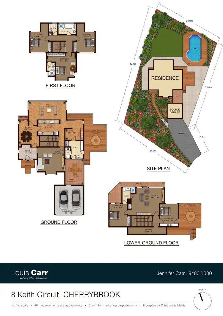 Floorplan of Homely house listing, 8 Keith Court, Cherrybrook NSW 2126