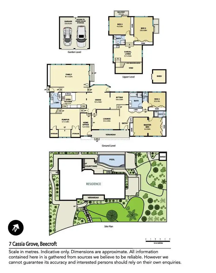 Floorplan of Homely house listing, 7 Cassia Grove, Beecroft NSW 2119