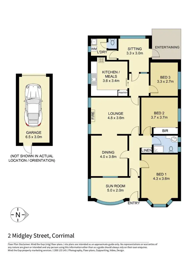 Floorplan of Homely house listing, 2 Midgley Street, Corrimal NSW 2518
