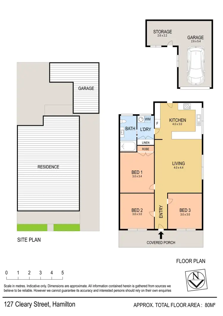 Floorplan of Homely house listing, 127 Cleary Street, Hamilton NSW 2303