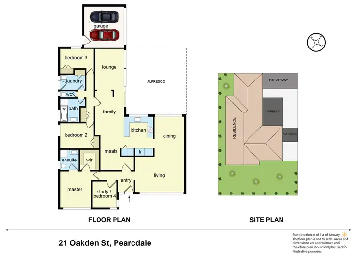 Floorplan of Homely house listing, 21 Oakden Street, Pearcedale VIC 3912