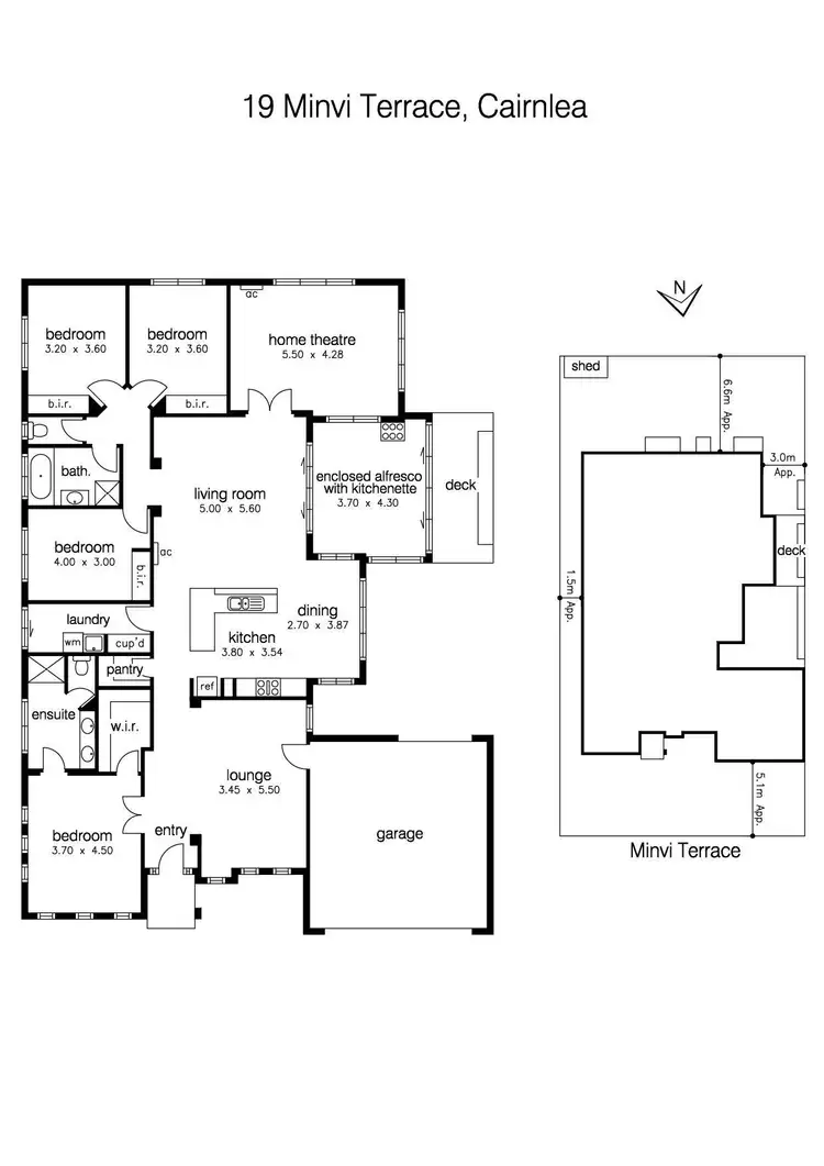 Floorplan of Homely house listing, 19 Minvi Terrace, Cairnlea VIC 3023