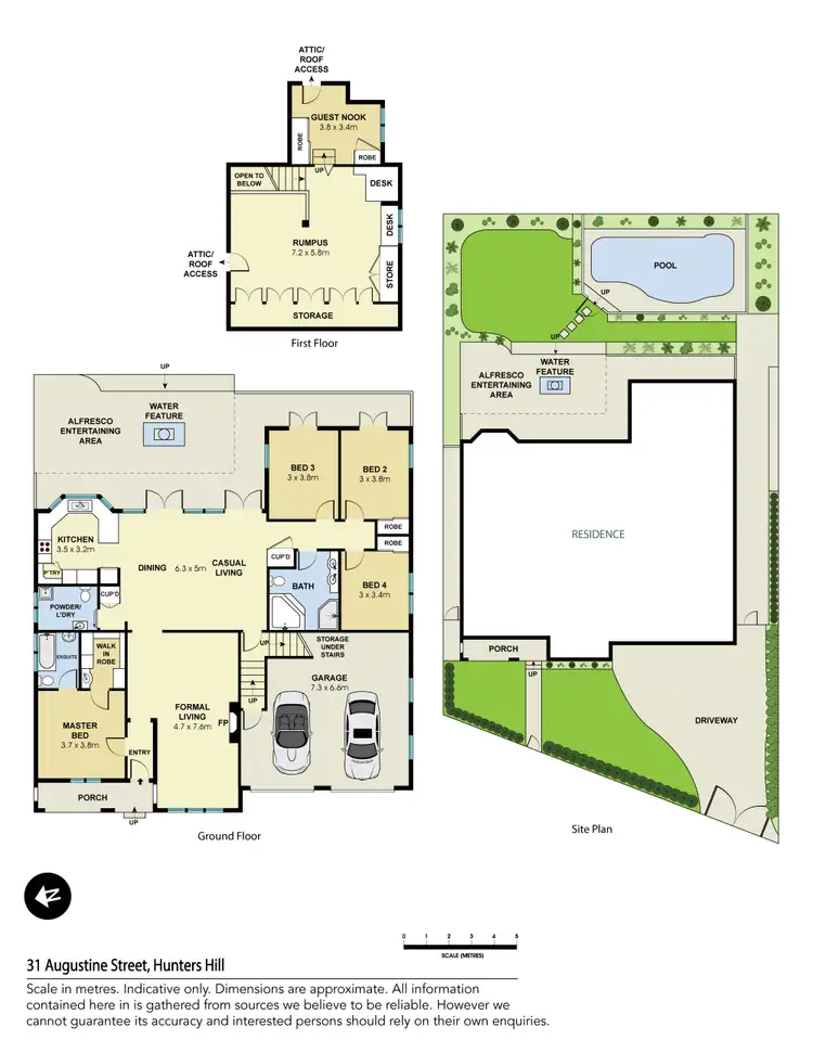 Floorplan of Homely house listing, 31 Augustine Street, Hunters Hill NSW 2110