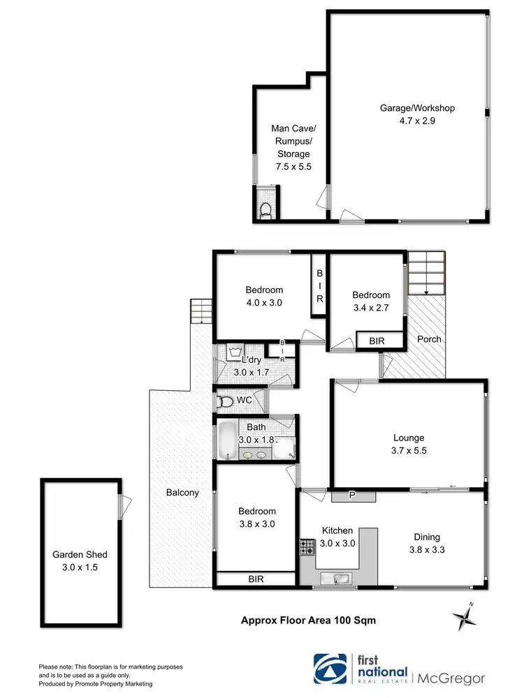 Floorplan of Homely house listing, 7 Cohen Court, Claremont TAS 7011