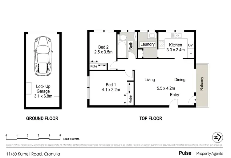 Floorplan of Homely apartment listing, 11/60 Kurnell Road, Cronulla NSW 2230