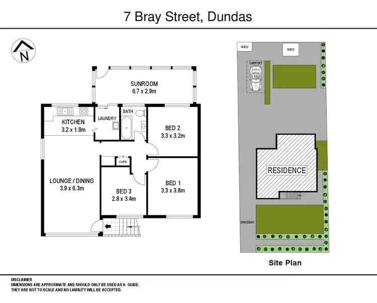 Floorplan of Homely house listing, 7 Bray Street, Dundas NSW 2117