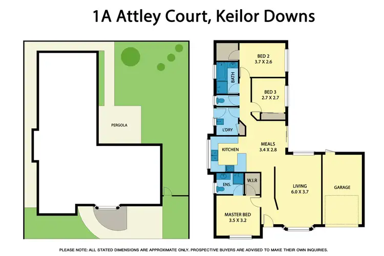 Floorplan of Homely unit listing, 1A Attley Court, Keilor Downs VIC 3038
