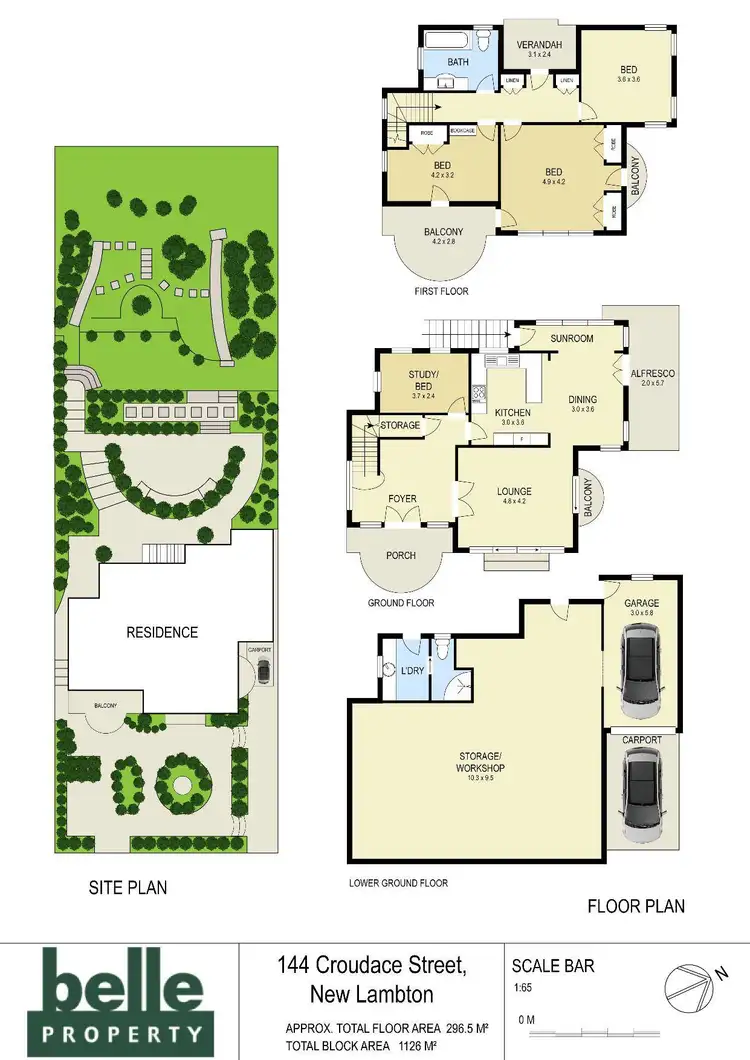 Floorplan of Homely house listing, 144 Croudace Street, New Lambton NSW 2305