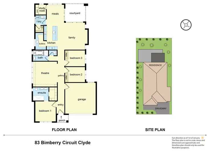 Floorplan of Homely house listing, 83 Bimberry Circuit, Clyde VIC 3978
