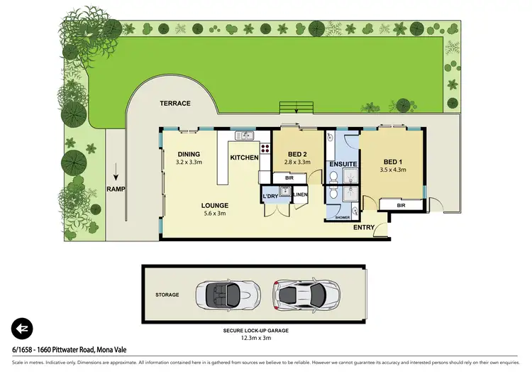 Floorplan of Homely apartment listing, 6/1660 Pittwater Road, Mona Vale NSW 2103