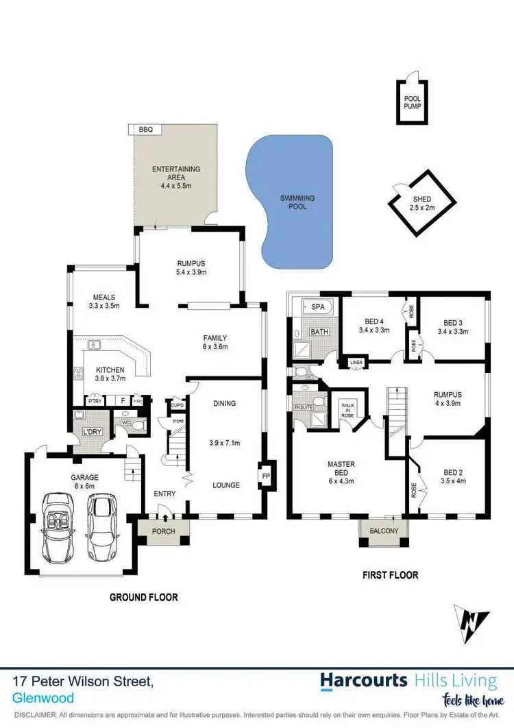 Floorplan of Homely house listing, 17 Peter Wilson Street, Glenwood NSW 2768