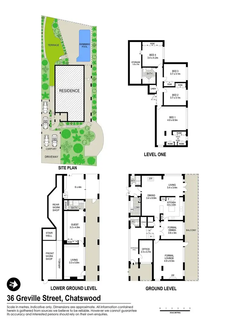 Floorplan of Homely house listing, 36 Greville Street, Chatswood NSW 2067