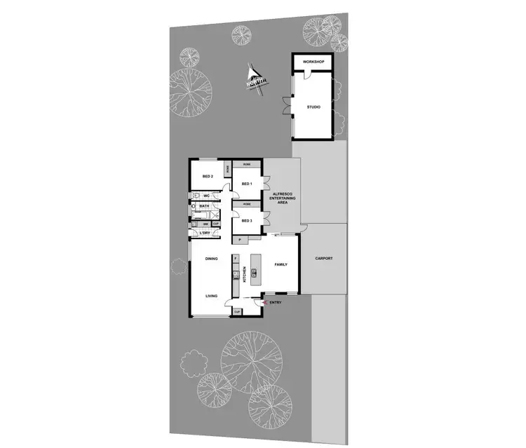 Floorplan of Homely house listing, 12 Westhoven Street, Higgins ACT 2615
