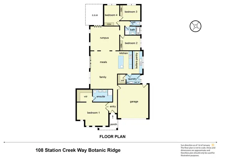 Floorplan of Homely house listing, 108 Station Creek Way, Botanic Ridge VIC 3977