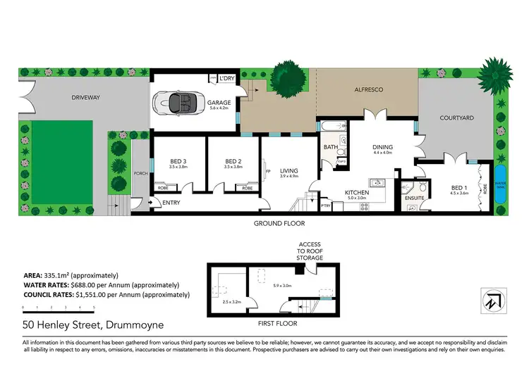 Floorplan of Homely house listing, 50 Henley Street, Drummoyne NSW 2047