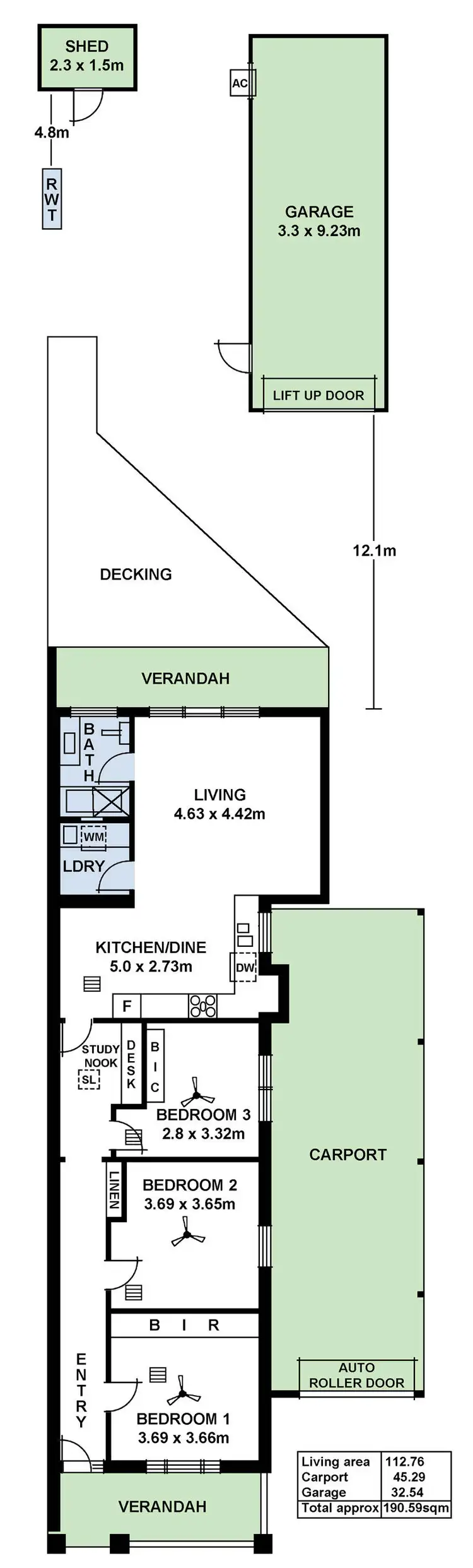 Floorplan of Homely house listing, 2 Daringa Street, Mile End SA 5031
