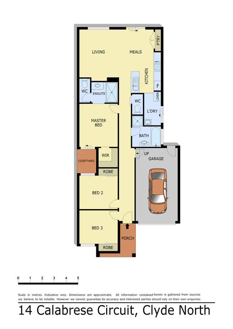 Floorplan of Homely house listing, 14 Calabrese Circuit, Clyde North VIC 3978