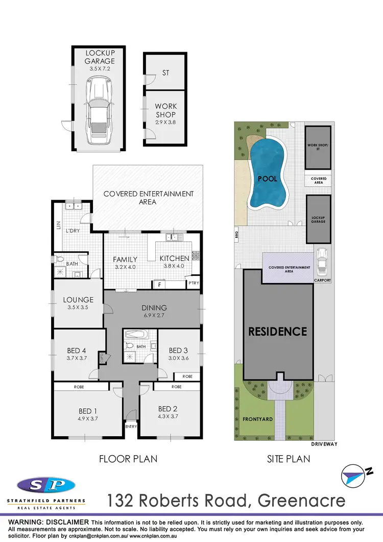 Floorplan of Homely house listing, 132 Roberts Road, Greenacre NSW 2190