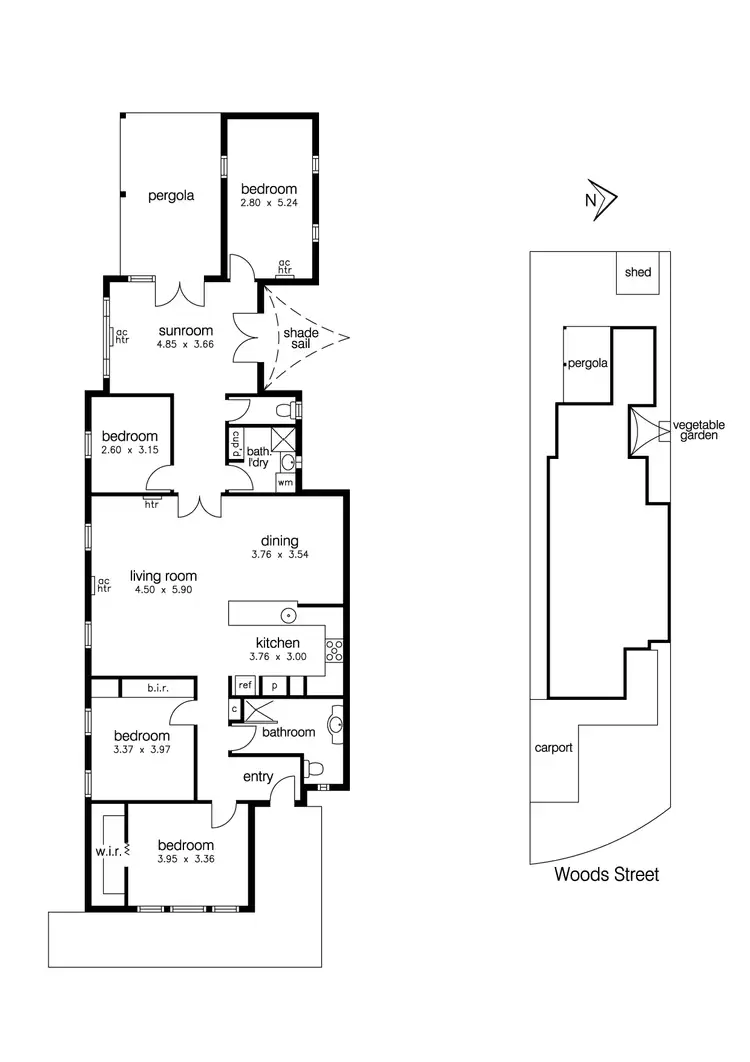 Floorplan of Homely house listing, 5 Woods Street, Newport VIC 3015