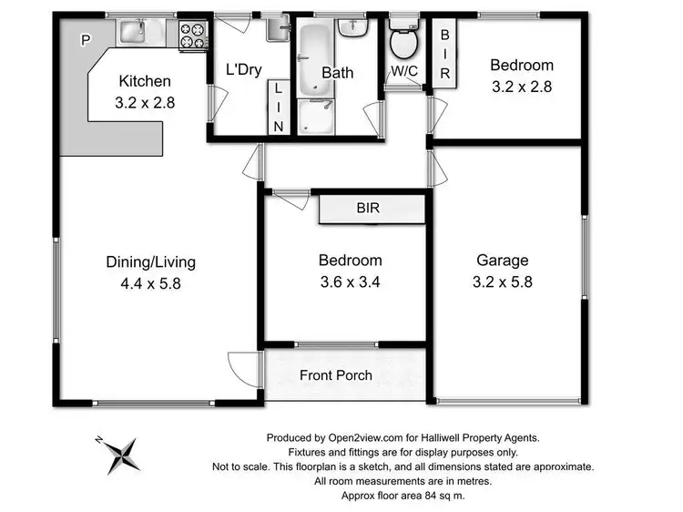 Floorplan of Homely unit listing, 2/72 Quinlan Crescent, Shearwater TAS 7307