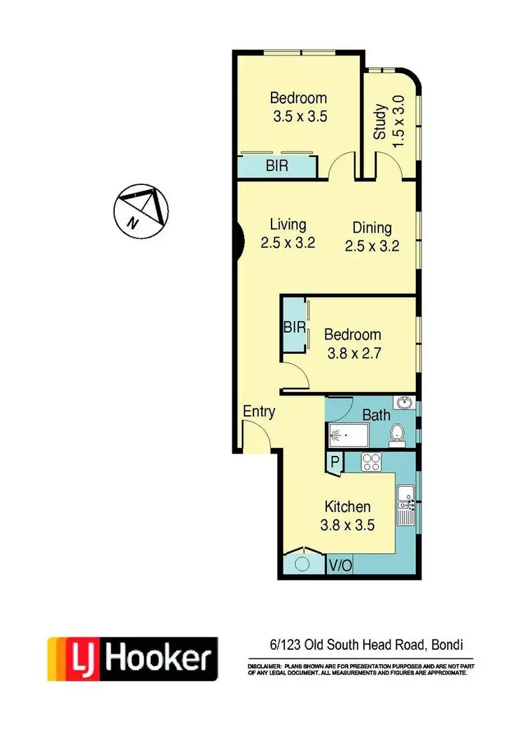 Floorplan of Homely apartment listing, 6/123 Old South Head Road, Bondi Junction NSW 2022