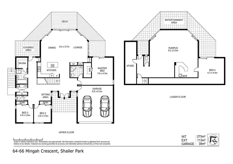 Floorplan of Homely house listing, 64-66 Mingah Crescent, Shailer Park QLD 4128