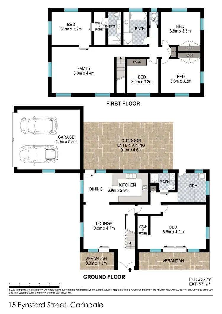 Floorplan of Homely house listing, 15 Eynsford Street, Carindale QLD 4152