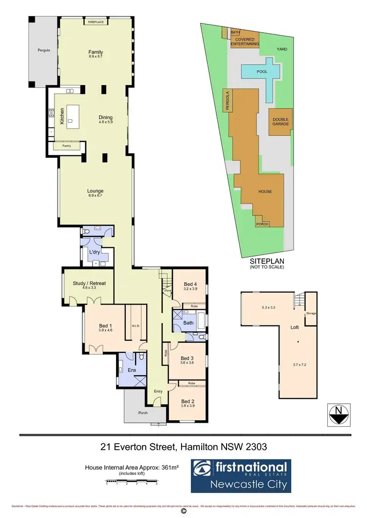 Floorplan of Homely house listing, 21 Everton Street, Hamilton East NSW 2303